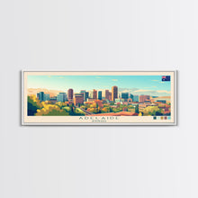 Carregar imagem no visualizador da galeria, Adelaide, Australia Panoramic Travel Poster Canvas Print, Adelaide, Australia Painting, Australia Art, Adelaide Panoramic Travel Art, Travel Painting