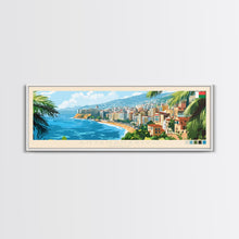 Load image into Gallery viewer, Antananarivo, Madagascar Panoramic Travel Poster Canvas Print, Antananarivo, Madagascar Painting, Madagascar Art, Antananarivo Panoramic Travel Art, Travel Painting