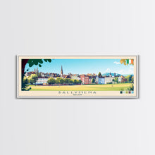 Carregar imagem no visualizador da galeria, Ballymena, Ireland Travel Poster Panoramic Canvas Print, Ballymena, Ireland Painting, Ireland Art, Ballymena Travel Art, Guest Room Painting