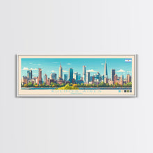 Carregar imagem no visualizador da galeria, Buenos Aires, Argentina Panoramic Travel Poster Canvas Print, Buenos Aires, Argentina Painting, Argentina Art, Buenos Aires Panoramic Travel Art, Travel Painting