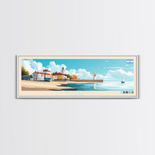 Cargar imagen en el visor de la galería, Corrientes, Argentina Travel Poster Panoramic Canvas Print, Corrientes, Argentina Painting, Argentina Art, Corrientes Travel Art, Guest Room Painting