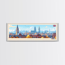 Load image into Gallery viewer, Coventry, England Travel Poster Panoramic Canvas Print, Coventry, England Painting, England Art, Coventry Travel Art, Guest Room Painting