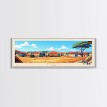Load image into Gallery viewer, Ruiru, Kenya Panoramic Travel Poster Canvas Print, Ruiru, Kenya Painting, Kenya Art, Ruiru Travel Art, Living Room Painting
