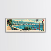 Carregar imagem no visualizador da galeria, Acapulco, Mexico Panoramic Canvas Print, Acapulco, Mexico Painting, Mexico Art, Acapulco Travel Poster, Travel Art, Guest Room Painting