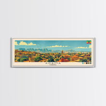Carregar imagem no visualizador da galeria, Adama, Ethiopia Panoramic Canvas Print, Adama, Ethiopia Painting, Ethiopia Art, Adama Travel Poster, Travel Art, Vacation Gift