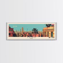 Carregar imagem no visualizador da galeria, Cairo, Egypt Panoramic Canvas Print, Cairo, Egypt Painting, Egypt Art, Cairo Travel Poster, Travel Art, Housewarming Gift