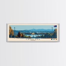 Carregar imagem no visualizador da galeria, Canberra, Australia Panoramic Canvas Print, Canberra, Australia Painting, Australia Art, Canberra Travel Poster, Travel Art, Guest Room Painting