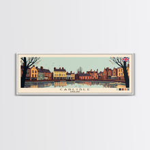 Carregar imagem no visualizador da galeria, Carlisle, England Panoramic Canvas Print, Carlisle, England Painting, England Art, Carlisle Travel Poster, Travel Art, Vacation Gift