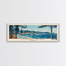Cargar imagen en el visor de la galería, Central Coast, Australia Panoramic Canvas Print, Central Coast, Australia Painting, Australia Art, Central Coast Travel Poster, Travel Art, Vacation Gift