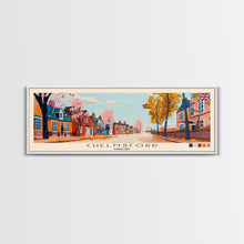 Cargar imagen en el visor de la galería, Chelmsford, England Panoramic Canvas Print, Chelmsford, England Painting, England Art, Chelmsford Travel Poster, Travel Art, Guest Room Painting