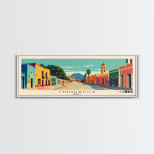 Cargar imagen en el visor de la galería, Chihuahua, Mexico Panoramic Canvas Print, Chihuahua, Mexico Painting, Mexico Art, Chihuahua Travel Poster, Travel Art, Vacation Gift