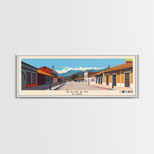 Load image into Gallery viewer, Duran, Ecuador Panoramic Canvas Print, Duran, Ecuador Painting, Ecuador Art, Duran Travel Poster, Travel Art, Living Room Painting
