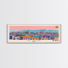 Load image into Gallery viewer, El Alto, Bolivia Panoramic Canvas Print, El Alto, Bolivia Painting, Bolivia Art, El Alto Travel Poster, Travel Art, Housewarming Gift