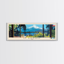 Load image into Gallery viewer, El Bosque, Chile Panoramic Canvas Print, El Bosque, Chile Painting, Chile Art, El Bosque Travel Poster, Travel Art, Guest Room Painting