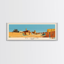 Load image into Gallery viewer, El-Obeid, Sudan Panoramic Canvas Print, El-Obeid, Sudan Painting, Sudan Art, El-Obeid Travel Poster, Travel Art, Vacation Gift
