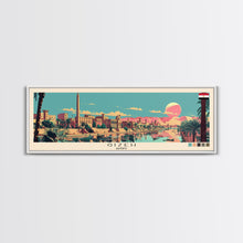 Carregar imagem no visualizador da galeria, Gizeh, Egypt Panoramic Canvas Print, Gizeh, Egypt Painting, Egypt Art, Gizeh Travel Poster, Travel Art, Vacation Gift