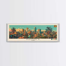 Load image into Gallery viewer, Kampala, Uganda Panoramic Canvas Print, Kampala, Uganda Painting, Uganda Art, Kampala Travel Poster, Travel Art, Living Room Painting