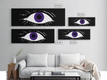 Carregar imagem no visualizador da galeria, Eye Art Print, Big Eye Art, Canvas Print, Eye Canvas Art, Eye Art Original, Framed Art Print, Wall Decor, Panoramic, Wall Art, Canvas Print