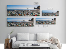 Carregar imagem no visualizador da galeria, Panoramic of Glass Beach California, Extra Large Wall Art, Panoramic Wall Art, Panoramic Landscape Print, Landscape Photography