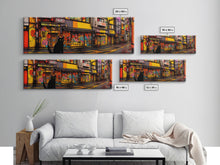 Load image into Gallery viewer, Black Cat Art Print, Framed Wall Art, Punk Cart Art, This Cat Is From The Streets, Colorful Cat Lover Art