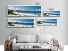 Carregar imagem no visualizador da galeria, Achmelvich Bay, Scotland Panoramic Print, Vacation Gift, Scotland Wall Art, Beach Painting, Beach Decor, Large Wall Art, Wood Frame Art