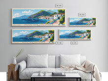 Carregar imagem no visualizador da galeria, Aeolian Islands, Italy Panoramic Print, Vacation Gift, Italy Wall Art, Vacation Wall Art, Vacatation Memories, Beach Decor, Beach Or Lakehouse Art