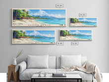 Load image into Gallery viewer, Alona Beach, Philippines Panoramic Print, Vacation Gift, Philippines Wall Art, Vacation Wall Art, Vacatation Memories, Beach Decor, Beach Or Lakehouse Art