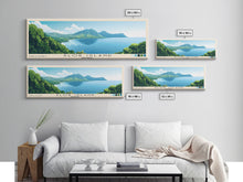 Load image into Gallery viewer, Alor Island, Indonesia Panoramic Print, Vacation Gift, Indonesia Wall Art, Beach Painting, Beach Decor, Beach Or Lakehouse Art