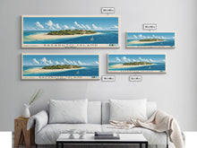 Load image into Gallery viewer, Bazaruto Island, Mozambique Panoramic Print, Vacation Gift, Mozambique Wall Art, Vacation Wall Art, Vacatation Memories, Beach Decor, Beach Or Lakehouse Art
