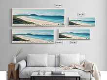 Load image into Gallery viewer, Berneray Sands, Scotland Panoramic Print, Vacation Gift, Scotland Wall Art, Beach Painting, Beach Decor, Large Wall Art, Wood Frame Art