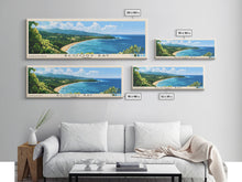 Load image into Gallery viewer, Bloody Bay, Jamaica Panoramic Beach Print, Vacation Gift, Jamaica Wall Art, Beach Painting, Beach Decor, Beach Painting