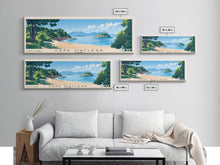 Carregar imagem no visualizador da galeria, Cape Maclear, Malawi Panoramic Print, Vacation Gift, Malawi Wall Art, Beach Painting, Beach Decor, Beach Or Lakehouse Art