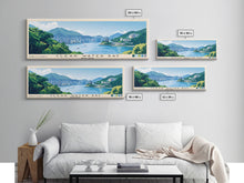 Cargar imagen en el visor de la galería, Clear Water Bay, Hong Kong Panoramic Beach Print, Vacation Gift, Hong Kong Wall Art, Beach Painting, Beach Decor, Beach Painting