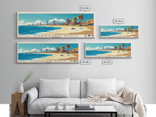 Load image into Gallery viewer, Coronado Beach, San Diego Panoramic Print, Vacation Gift, San Diego Wall Art, Vacation Wall Art, Vacatation Memories, Beach Decor, Beach Or Lakehouse Art