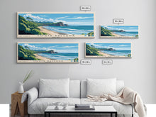 Cargar imagen en el visor de la galería, Costa Ballena, Costa Rica Panoramic Beach Print, Vacation Gift, Costa Rica Wall Art, Framed Canvas Print, Framed Beach Painting