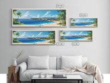 Load image into Gallery viewer, Cuba, Cuba Panoramic Beach Print, Vacation Gift, Cuba Wall Art, Beach Painting, Beach Decor, Beach Painting