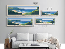 Load image into Gallery viewer, Eastern Cape, Coffee Bay Panoramic Beach Print, Vacation Gift, Coffee Bay Wall Art, Beach Painting, Beach Decor, Beach Painting