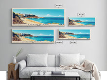 Carregar imagem no visualizador da galeria, Formentera, Spain Panoramic Beach Print, Vacation Gift, Spain Wall Art, Beach Painting, Beach Decor, Beach Painting