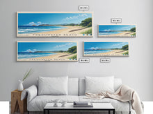 Load image into Gallery viewer, Freshwater Beach, Australia Panoramic Print, Vacation Gift, Australia Wall Art, Beach Painting, Beach Decor, Large Wall Art, Wood Frame Art