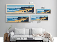 Carregar imagem no visualizador da galeria, Álftanes Beach, Iceland Panoramic Print, Vacation Gift, Iceland Wall Art, Beach Painting, Beach Decor, Large Wall Art, Wood Frame Art