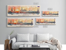 Load image into Gallery viewer, Belgorod Russia Travel Art, City Art, Framed Canvas Print or Metal Wall Art, Europe Travel Poster, Panoramic Wall Art, Extra Wide Wall Art