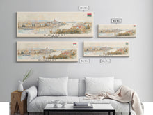 Carregar imagem no visualizador da galeria, Budapest Hungary Travel Art, City Art, Framed Canvas Print or Metal Wall Art, Europe Travel Poster, Panoramic Wall Art, Extra Wide Wall Art