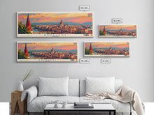 Carregar imagem no visualizador da galeria, Budapest Hungary Travel Art, City Art, Framed Canvas Print or Metal Wall Art, Europe Travel Poster, Panoramic Wall Art, Extra Wide Wall Art