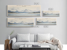 Load image into Gallery viewer, Beagle Channel Travel Poster Print, Framed Canvas Print, COUNTRY Travel Art, Wood Framed Art, Wall Hanging, Home Decor