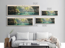 Cargar imagen en el visor de la galería, Cenote Suytun Travel Poster Print, Framed Canvas Wall Art, Metal Wall Art, COUNTRY art, Gift For Him, Travel Wall Art, Travel Lover Gift
