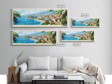 Load image into Gallery viewer, Antananarivo, Madagascar Panoramic Travel Poster Canvas Print, Antananarivo, Madagascar Painting, Madagascar Art, Antananarivo Panoramic Travel Art, Travel Painting