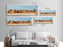Carregar imagem no visualizador da galeria, Awdal, Somalia Panoramic Travel Poster Canvas Print, Awdal, Somalia Painting, Somalia Art, Awdal Panoramic Travel Art, Travel Painting