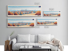 Carregar imagem no visualizador da galeria, Ballarat, Australia Panoramic Travel Poster Canvas Print, Ballarat, Australia Painting, Australia Art, Ballarat Travel Art, Living Room Painting