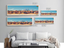 Load image into Gallery viewer, Banfora, Burkina Faso Panoramic Travel Poster Canvas Print, Banfora, Burkina Faso Painting, Burkina Faso Art, Banfora Travel Art, Guest Room Painting