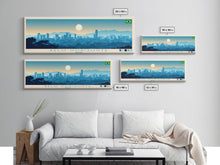 Load image into Gallery viewer, Belo Horizonte, Brazil Panoramic Travel Poster Canvas Print, Belo Horizonte, Brazil Painting, Brazil Art, Belo Horizonte Travel Art, Guest Room Painting